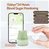 NONE Aidexx Glucometro Digitale 15 Giorni CGMS Sensore Continuo di Glucosio per Diabete Test del Glucosio in Tempo Reale GX-01S Monitor della Glicemia Freestyle
