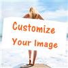 NONE Telo Mare Personalizzato con Foto, Immagine Divertente, in Microfibra Sottile e Assorbente per Spiaggia, Nuoto, Yoga, Bagno, Sport