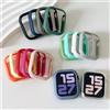PEO Cover in silicone per Apple Watch Case 11-10 42mm 46mm 45-44mm 40-41mm Accessori Protezione paraurti iWatch serie SE 6 7 8 9