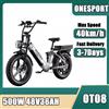 NONE Bicicletta Elettrica onesport OT08 Pro 48V36AH Doppia Batteria Motore 250W Velocità 25KM/H Autonomia Massima 190KM E-Bike Tutto Terreno Stock UE
