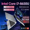 NONE Computer portatile da 14.1 pollici Intel Core i7 8650U Dual Core 12GB RAM 512GB 1TB 2TB SSD Windows 11 Laptop PC Gamer Notebook