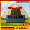 Oscal BP2400pro Stazione di Alimentazione Portatile, Ricarica Rapida in 1.2H, Doppi Altoparlanti, Controllo e Monitoraggio Tramite App Intelligente, Generatore da 2016Wh, Oltre 3500 Cicli