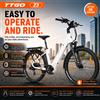 TTGO Z3 E-Bike - Batteria 48V 15AH (120km) Motore 70Nm 250W Shimano 7 velocità Freni a olio Sella con sospensione in alluminio da 27.5 pollici