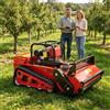 Tagliaerba Diesel Cingolato Personalizzato con Telecomando e GPS 45 ° Lame Rinforzate per Salita su Pendenze Approvate CE EPA