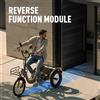 cysum Triciclo Elettrico per Adulti CYSUM AG1 Pro, Batteria 48V 20Ah, Autonomia 80-100km, Velocità Massima 25km/h, Motore ad Alte Prestazioni 80Nm di Coppia, Controllo NFC, Telaio in Lega di Alluminio,