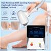 NONE Macchina Professionale per Epilazione a Diodo Laser 808nm (10 Barre) 755 808 1064nm con Manipolo Raffreddante Indolore per Saloni di Bellezza
