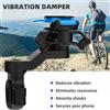 NONE Supporto Universale per Smartphone con Ammortizzatore di Vibrazioni per Manubrio di Moto, Bicicletta, Quad e Scooter