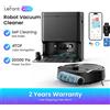 Lefant Robot Aspirapolvere Lefant M265 con Mappatura, 18000Pa, Rullo Autopulente, Lavaggio con Acqua Pulita, Laser dToF, Evitamento PSD, Anti-Groviglio, Compatto, WiFi 2.4G/5G/Alexa/APP
