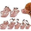 XLeiPet Museruola Regolabile per Cuccioli e Cani di Taglia Grande, Maschera Traspirante di Sicurezza per Cani Piccoli, Medi e Grandi, Accessori per Animali Domestici