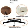 NONE Poltrona Lounge con Poggiapiedi in Legno di Noce Chiaro, Top in Vera Pelle Bianco Sporco, Piastra Curva a Otto Strati, Ergonomica 360°, Disponibile in Magazzino UE ° Poltrona Reclinabile Girevole,