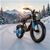 KICKWEY K7 E-bike, Bici Elettrica Fuoristrada per Adulti con Motore Potente da 1500W, Velocità Massima 50KM/H, Batteria al Litio ad Alta Densità 48V 23AH (Autonomia 80-100KM), Bicicletta Elettrica