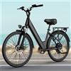 URLIFE Bicicletta Elettrica Urbana per Adulti URLIFE E26 Peak 250W, Batteria Rimovibile 48V, Velocità 25KM/H, Pneumatici Standard 26x2 Pollici, Cambio a 7 Velocità