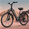 URLIFE E26 750W Pneumatici 36V 13Ah 26x2" Display LCD Rimovibile 7 Velocità Freni a Disco Idraulici per Adulti E-Bike da Pendolare
