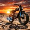 Kickwey K7 E-bike, Bici Elettrica da Fuoristrada 1500W, Bicicletta Elettrica Retrò 48V 23AH, E-bike con Doppia Sospensione per Sabbia, Strada e Montagna