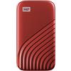 Western Digital SSD esterno Western Digital My Passport 1 TB Rosso [WDBAGF0010BRD-WESN]