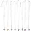 Happyyami 2 set di collane dell'amicizia a forma di puzzle a forma di cuore: 4 pendenti coordinati per le migliori amiche - Delicati gioielli in lega per donne - Collana per sorelle e ragazze