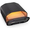 Klarstein Forno Pizza Elettrico - 1700W, 430°C, Doppio Riscaldamento, Fornetto Pizza Compatto con 7 Programmi, Display Digitale, Maniglia Cool-Touch, Porta in Vetro a 3 Strati, Nero