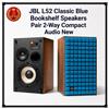 JBL Coppia di altoparlanti da scaffale JBL L52 Classic Blue audio compatto a 2...