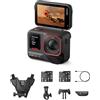 Insta360 Ace Pro 2 Motorcycle Bundle Dual Battery - 8K Waterproof Action Camera Co-Engineered with Leica, 1/1.3 Sensor, Dual AI Chip, Leading Low Light, Superior Audio, Flip Screen & AI Editing