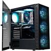 EMCA4 Computer Gaming PC Assemblato Ryzen 5 5500 - RTX 5060 8GB - M.2 500GB nvme - Ram 16GB DDR4 - ARGB - Windows 11-6 Ventole ARGB