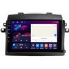 LIUYANYAN Autoradio 2 Din Bt Car Radio Car Play per Toyota Sienna 2 XL 20 2003-2010 Compatibile con [Wireless] A-Pple Carplay Android Auto Bluetooth Am/Fm/Rds Radio, 4 Nucleo 1G+16G