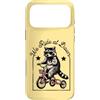 Night Rider Raccoon Custodia per iPhone 17 Pro Max Cool Raccoon Occhiali Da Sole Triciclo Noi Ride at Dawn