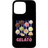 Cute Fun Italian Italy Summer Lover Vibe Custodia per iPhone 15 Pro Max La Vita Gelato Italiano Ice Cream Life Retro Vintage Life