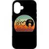 Cancer Astrology Melanin Girl Black Wome Custodia per iPhone 16 Pace Amore Cancro Regina Zodiaco Capelli Afro Compleanno