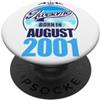 FernwehFarben Studio Geburtstage Grande da agosto 2001 25° compleanno frase 25 anni PopSockets PopGrip Adesivo
