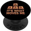 Gamer Tech Lover Sarcastic Humorous Divertente dicendo che cosa muove i tasti della tastiera PopSockets PopGrip Adesivo