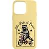 Night Rider Raccoon Custodia per iPhone 15 Pro Max Cool Raccoon Occhiali Da Sole Triciclo Noi Ride at Dawn