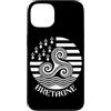 Brittany Celtic Culture Custodia per iPhone 13 Simboli della Bretagna, Francia Breton Pride Triskel