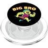 Big Brother Family Siblings Sarcastic Gr Divertente design antico dell'età delle caverne Big Bro per uomini e ragazzi PopSockets PopGrip per MagSafe