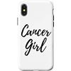 Cancer Girl Zodiac Sign Horoscope Birthd Custodia per iPhone X/XS Cancro Ragazza Segno Zodiacale Astrologia Zodiaco