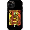Cancer Queen Astrology Melanin Black Wom Custodia per iPhone 11 Pro Cancro Regina Zodiaco Afro Style Benedetta Classe Elegante