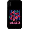 Cute Fun Italian Italy Summer Lover Vibe Custodia per iPhone XS Max La Vita Ciliegia Cherry Life Retro Vintage Frutta Italiana