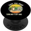 Programmer Retro Vintage Tech Meme Humor Sarcastico divertente gatto dicendo hai provato a spegnere e PopSockets PopGrip Adesivo