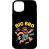 Big Brother Family Siblings Sarcastic Gr Custodia per iPhone 15 Plus Divertente design antico dell'età delle caverne Big Bro per uomini e ragazzi