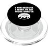 FUNNY RUNNING PRESENTS Corro perché voglio mangiare più ciambelle divertente corridore corsa PopSockets PopGrip per MagSafe