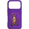 Dawn Rider Cats Custodia per iPhone 17 Pro Tabby Cat Riding Triciclo Occhiali da sole We Ride Dawn