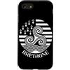 Brittany Celtic Culture Custodia per iPhone SE (2020) / 7/8 Simboli della Bretagna, Francia Breton Pride Triskel