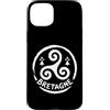 Brittany Celtic Culture Custodia per iPhone 15 Plus Simbolo celtico Triskelloù Triskel Bretagne