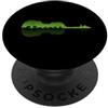 Classical Music Musician Orchestra Class Violoncello Lake Shadow Love Reflection Silhouette Violoncellista PopSockets PopGrip Adesivo
