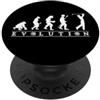 Evolution Sports Pro Designers Divertente evoluzione del golf, golf, golf da uomo o da donna. PopSockets PopGrip Adesivo