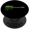 Rock Music Musician Band Lover Peace Vib Chitarra elettrica Lake Shadow Love Reflection Silhouette Metal PopSockets PopGrip Adesivo