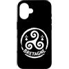 Brittany Celtic Culture Custodia per iPhone 16 Simbolo celtico Triskelloù Triskel Bretagne