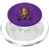 Dawn Rider Cats Tabby Cat Riding Triciclo Occhiali da sole We Ride Dawn PopSockets PopGrip per MagSafe