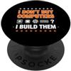 Gamer Tech Lover For Programmer Sarcasti Detto divertente non comprare computer costruirli PopSockets PopGrip Adesivo