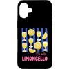 Cute Fun Italian Italy Summer Lover Vibe Custodia per iPhone 16 Plus La Vita Limoncello Cocktail Italiani Bevande Retro Vintage