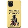 Dawn Rider Raccoon Apparel Custodia per iPhone 11 Pro Max Raccoon Equitazione Triciclo Noi Cavalchiamo All'alba